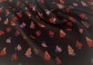 Вискоза плательно-блузочная с цветочным принтом в розово-оранжевой гамме рис-3