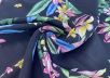 Вискоза плательно-блузочная с цветочным тропическим принтом 2103201925078