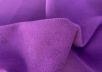Хлопок с бархатистой поверхностью в фиолетовом цвете рис-2