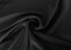 Купро с добавлением шелка однотонное черного цвета 2103202652003