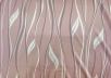 Атласный шелк с растительным принтом в бежево-персиковом цвете рис-3