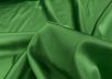 Атлас Армани однотонный зеленого цвета рис-3