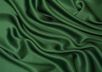 Шелк атласный однотонный зеленого цвета