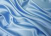 Шелк атласный однотонный голубого цвета