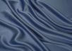 Шелк атласный однотонный серо-голубого цвета