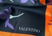 Шёлковый платок Valentino, твиловое плетение рис-6