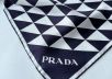 Шёлковый платок Prada, твиловое плетение  рис-4