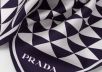 Шёлковый платок Prada, твиловое плетение D-250 