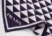 Шёлковый платок Prada, твиловое плетение рис-8