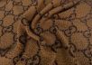 Шерстяной трикотаж от Gucci с лого в шоколадных тонах рис-5