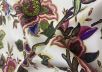 Шелк твил Valentino с цветочным рисунком рис-5 Шелк твил Valentino с цветочным рисунком рис-5