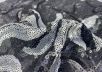 Пайетки на сетке с цветочным принтом рис-3