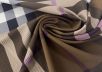 Вискозный трикотаж Burberry с эластаном в клетку 2103204286183