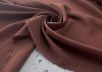 Однотонный креповый шелк с ацетатом Max Mara в светло-коричневом цвете с розовинкой рис-5