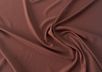 Однотонный креповый шелк с ацетатом Max Mara в светло-коричневом цвете с розовинкой рис-6