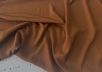 Однотонный креповый шелк с ацетатом Max Mara в тепло-коричневом цвете рис-2