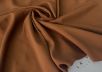 Однотонный креповый шелк с ацетатом Max Mara в тепло-коричневом цвете 2103204107426