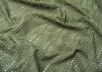 Шитье серо-зеленого цвета с геометрической вышивкой рис-3
